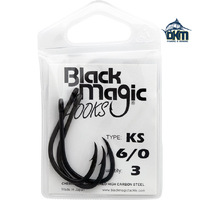 Black Magic KS Hooks 6/0 Pk3