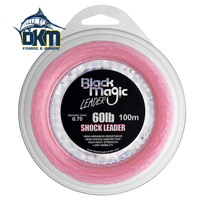Black Magic Pink Shock Leader 60lb