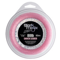 Black Magic Pink Shock Leader 80lb