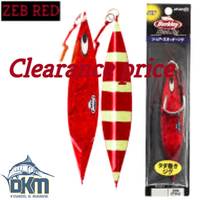 Berkley Skid Jig 150g Zeb Red