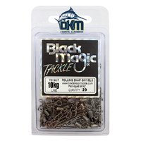 Black Magic Snap Swivels Economy Pack 10kg (38kg breaking strain)