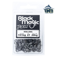 Black Magic Rolling Swivel 20kg Breaking Strain 101kg Economy Pack