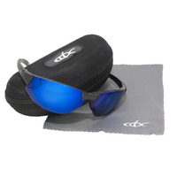 CDX Sunglasses Bifocal BLACK BLUE REVO +2 LENSE