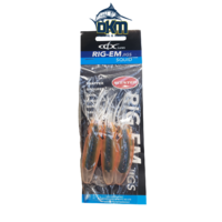 CDX LURES RIG-EM 9CM SQUID 9CM BLUE/ORANGE PER UNIT