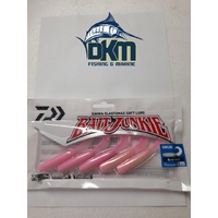 Daiwa Bait Junkie 4" Grub Pink Glow UV