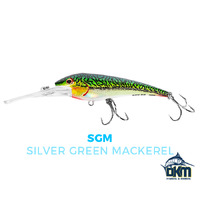 Nomad DTX Minnow 120mm Floating 35g Silver Green Mackerel Lure