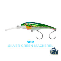 Nomad DTX Minnow 165mm 6'5 Sinking Silver Green Mackerel Lure