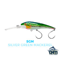 Nomad DTX Minnow 200mm 8' Sinking Silver Green Mackerel Lure