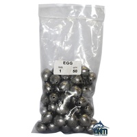 Egg Sinker Bulk Pack - 1oz (50 per pack)