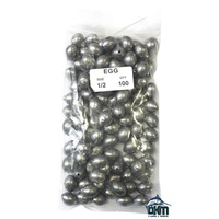 Egg Sinker Bulk Pack - 1/2oz (100 per pack)