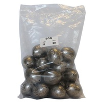 EGG SINKER BULK PACK 1/2OZ (100 PER PACK)