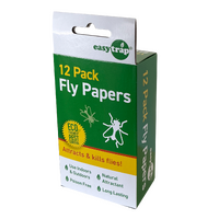 Easytrap Fly Papers - 12pk