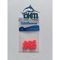 Fishing Essentials Red Oval Beads 6mm x 10mm RRP $4.00 $1 FE090