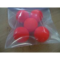 Red Ball Floats 18mm 5 pack FE253