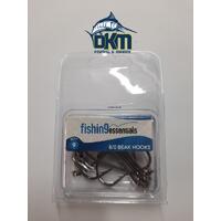 Beak Hooks 8/0 Pack of 9