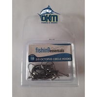 Octopus Circle Hooks 2/0 Pack of 18