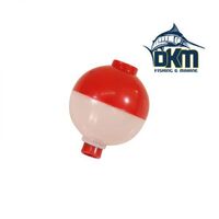 Fishfighter Plastic Float Red/White 1 1/4"