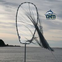 Fishfighter Whitebait Net 10' Scoop With Trap