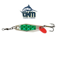 Fishfighter Hex Wobbler 30gm Mounted Prism Tape Green