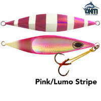 Black Magic Flipper Jig Pink/Lumo 100gm