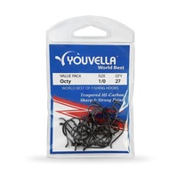 Youvella Octy 1/0 Hooks (27 per pack)