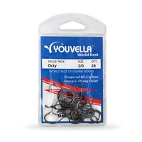 Youvella Octy 2/0 Hooks (24 per pack)