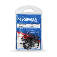 Youvella Octy 3/0 Hooks (22 per pack)