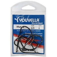 Youvella Mutsu 6/0 Hooks (6 per pack)