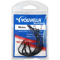 Youvella Mutsu 8/0 Hooks (4 per pack)