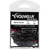 Barrel Swivel Pack - 1/0 (10 per pack)