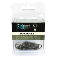 Fishtech Beak Hooks 2/0 (20 per pack)