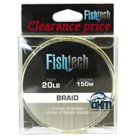 Fishtech Braid 20lb 150m