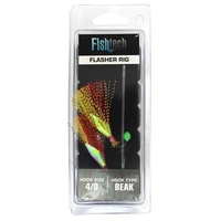 Fishtech 4/0 Beak Hook Premium Flasher Rig