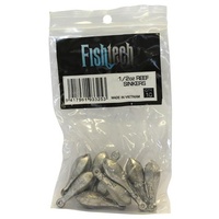 Fishtech Reef Sinkers 1/2oz (10 per pack)