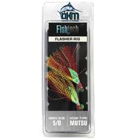 Fishtech 5/0 Mutsu Hook Premium Flasher Rig