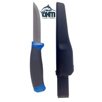 Fishtech Blue Bait Knife with Black Sheath