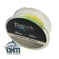 Fishtech Rainbow Braid 30lb 150m