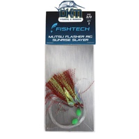 Fishtech 3/0 Mutsu Economy Flasher Rig - Sunrise Slayer