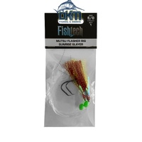 Fishtech 5/0 Mutsu Economy Flasher Rig - Sunrise Slayer
