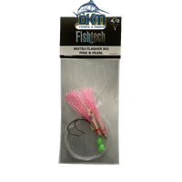 Fishtech 4/0 Mutsu Economy Flasher Rig - Pink n Pearl