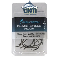 Fishtech Black Circle Hook 6/0 (8 per pack)