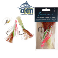 Fishtech Snappa Snatcher Double Squid Dropper Rig 7/0