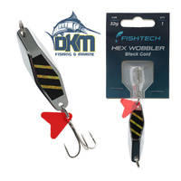 Fishtech Hex Wobbler 32g - Black Gold