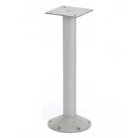 ALUMINIUM FIXED TABLE PEDESTAL 700MM HIGH