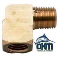 Tank elbow 1/4" NPT thread Brass Moeller brand FU33436-10