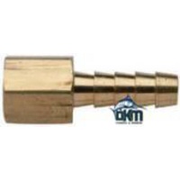 Adaptor. 5/16" barbed hose tail- 1/4" NPT female