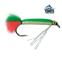 Black Magic Lumo Green Doll Fly, Hook size A06 pk10