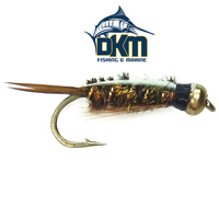 Black Magic Goldbead Prince Nymph Series B Size 14 pk10