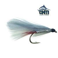 Black Magic Grey Ghost Fly Hook size A08 pk10