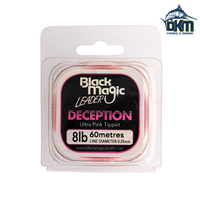 Black Magic Deception Tippet Leader Pink 8lb